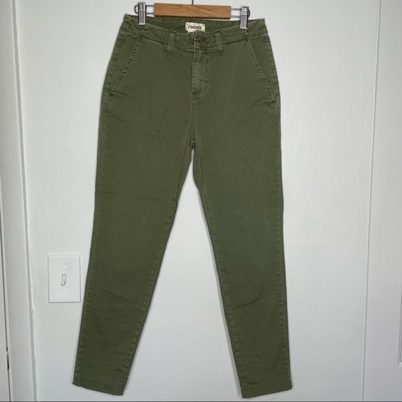 L'agence Ankle Skinny Jeans Olive Green Size 25 - Picture 2 of 8